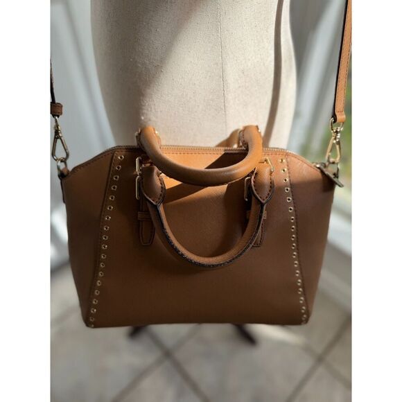 Michael Kors Grommet Accent Satchel/Crossbody - Picture 2 of 9